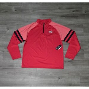 NHL Washington Capitals‎ Jacket Men's XL Red Quarter Zip Lightweight NWT